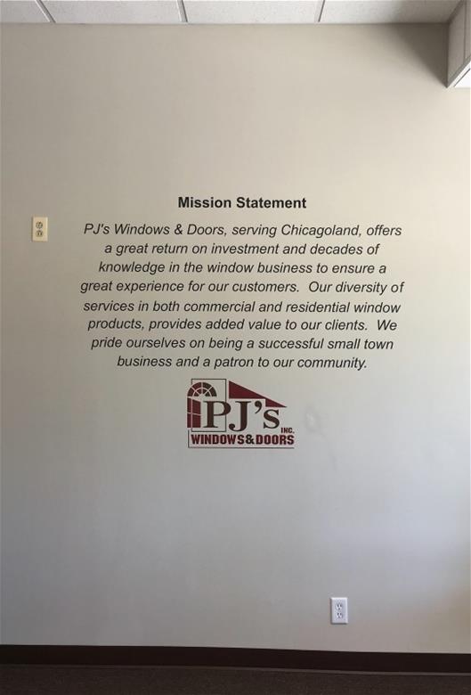 PJ's Wal lVinyl Lettering and Logo